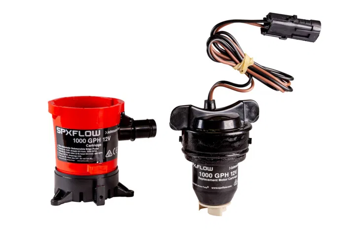 28512 – JOHNSON PUMP Marine Gray Water Sump Cartridge, Replacement For Johnson Gray Water Shower Sumps 1000 Gallon Pe...